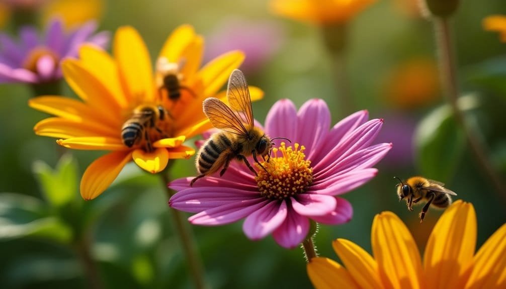 Pollinator Flowers For Organic Gardens