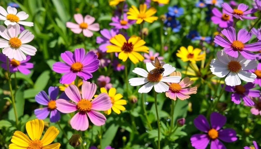Pollinator Flowers For Organic Gardens 2 basic necessities for survival