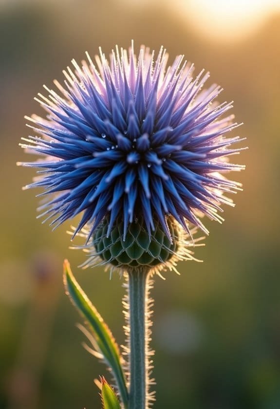 Echinops Species (Globe Thistle) 1 beginning of a discussion