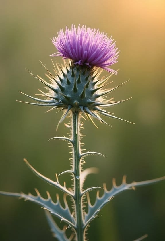 Spear Thistle (Cirsium Vulgare) 1 beginning of the discussion