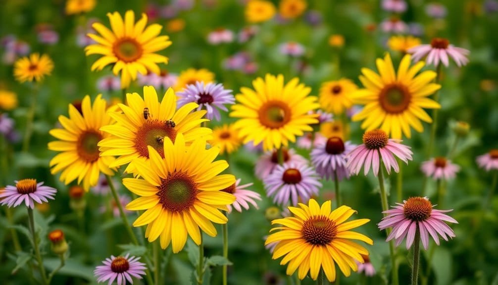 Best Pollinator Flowers For Bees 1 blooming flowers late season