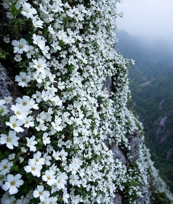 Alpine Rock Cress (Arabis Alpina Subsp. Caucasica)