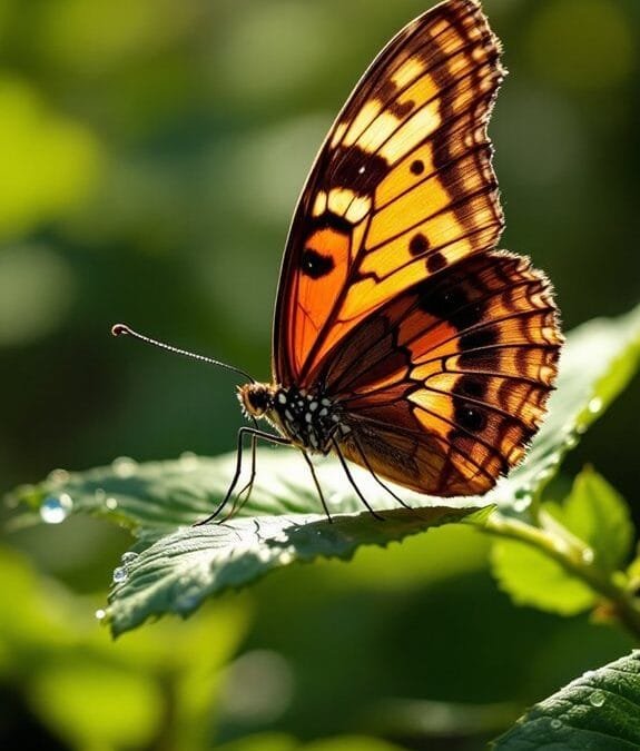 Comma Butterfly (Polygonia C-Album)