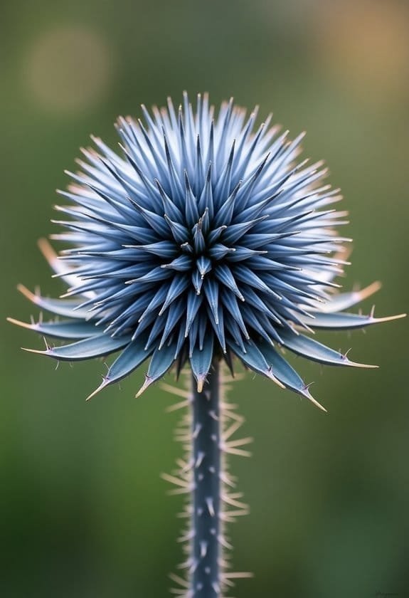 Echinops Species (Globe Thistle) 4 concise information overview provided