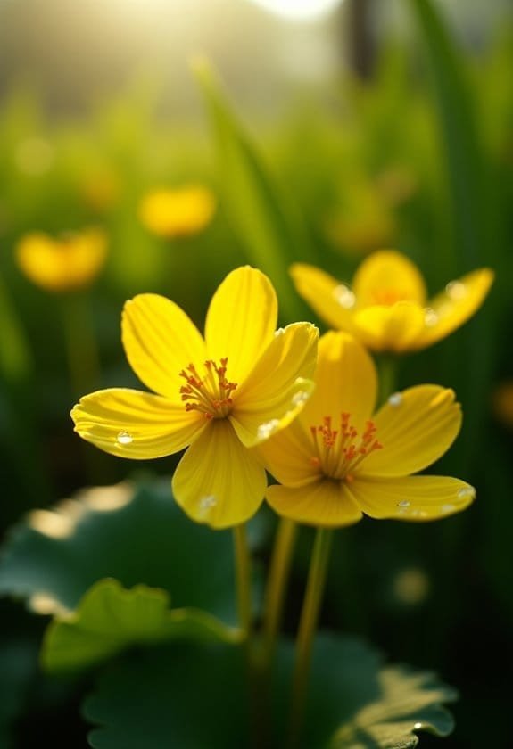 Marsh Marigold (Caltha Palustris) 4 concise information overview provided