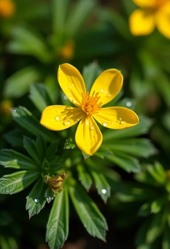 Creeping Cinquefoil (Potentilla Reptans) 4 concise overview of information