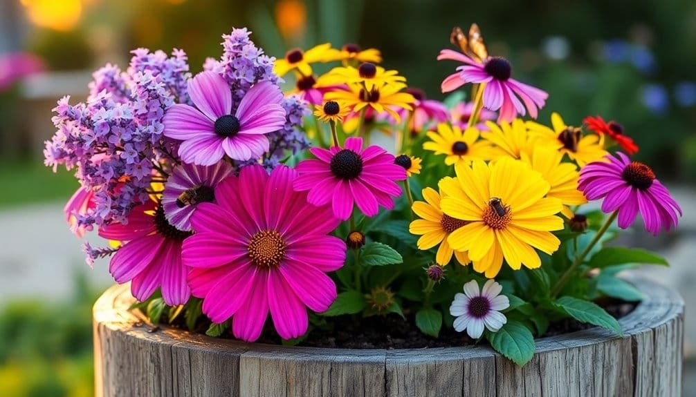 Best Pollinator Flowers For Small Gardens 1 creative container gardening techniques