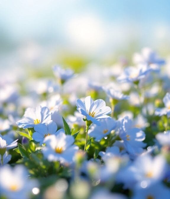 Nemophila Menziesii (Baby Blue Eyes)