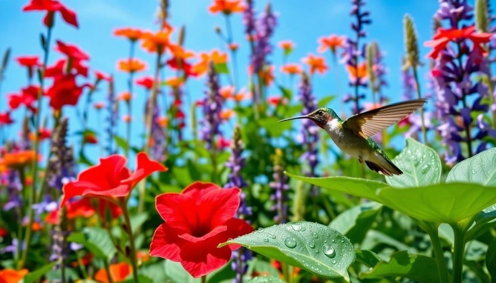 Pollinator Flowers For Hummingbirds 1 effective garden planting techniques