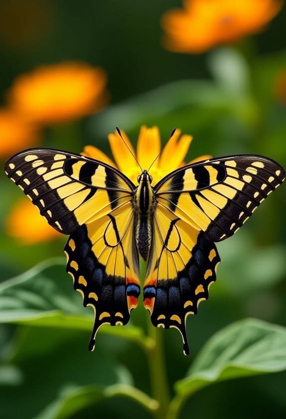 Tiger Swallowtail (Papilio Glaucus) 2 evolutionary changes for survival