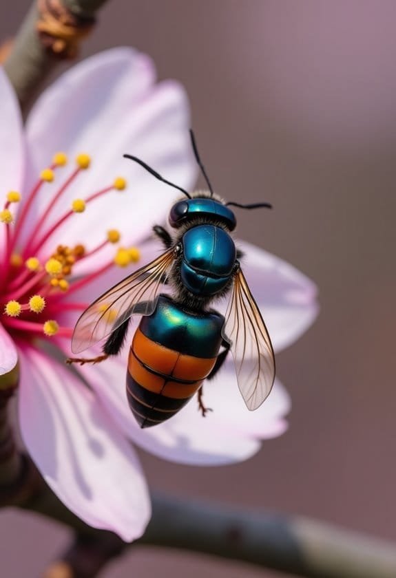 Blue Orchard Bee (Osmia Lignaria) 2 evolutionary changes for survival