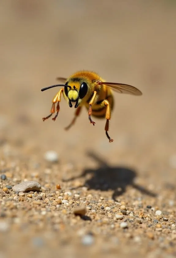 Sand Bee (Colletes Spp.) 2 evolutionary changes for survival