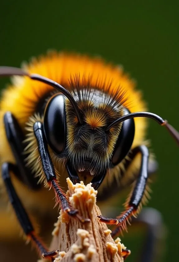 Giant Resin Bee (Megachile Sculpturalis) 2 evolutionary changes for survival