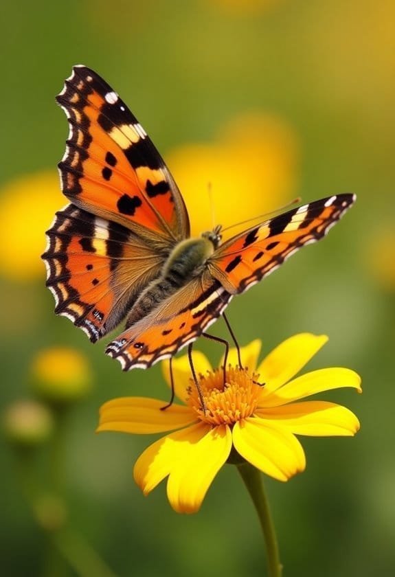Painted Lady (Vanessa Cardui) 2 evolutionary traits for survival