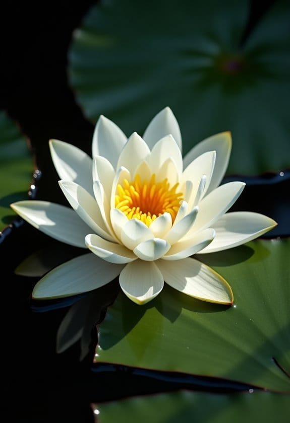 White Waterlily (Nymphaea Alba) 2 optimal growth conditions