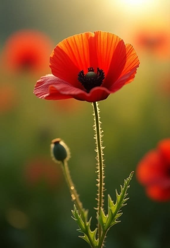 Common Poppy (Papaver Rhoeas) 2 optimal plant growth conditions