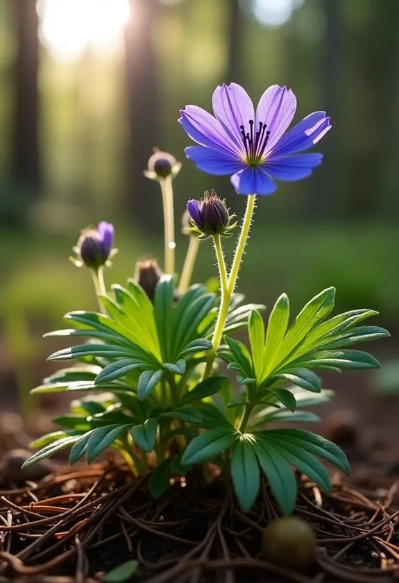 Meadow Cranesbill (Geranium Pratense) 2 optimal plant growth conditions