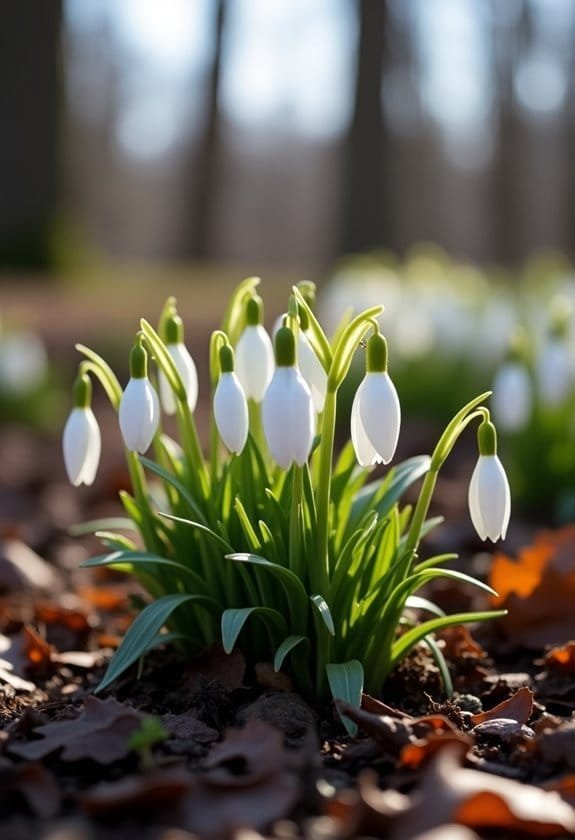 Galanthus Nivalis (Common Snowdrop) 2 optimal plant growth conditions