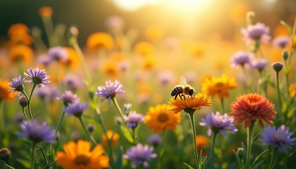 Pollinator Flowers For Organic Farming
