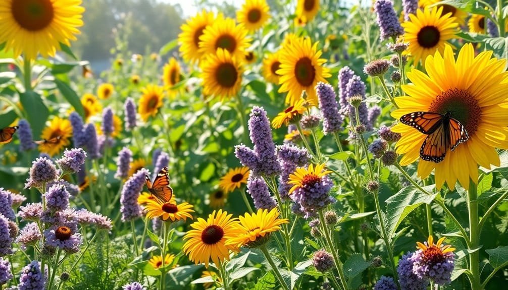Pollinator Plants For Butterfly Habitats 2 plant dimensions and growth
