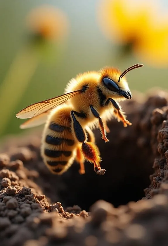 Mining Bee (Andrena Spp.) 3 preserving natural resources sustainably
