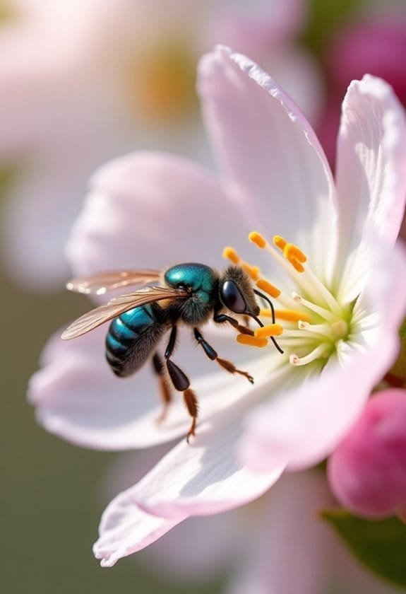 Blue Orchard Bee (Osmia Lignaria) 3 protecting earth s natural resources