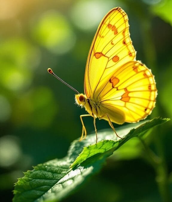 Sulphur Butterfly (Coliadinae Subfamily)