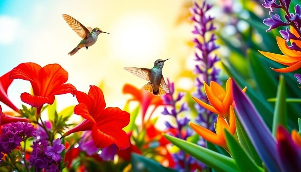Pollinator Flowers For Hummingbirds 2 targeted flora suggestions