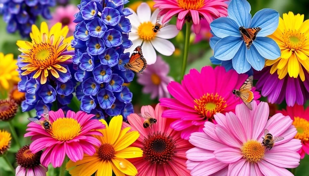 Pollinator Flowers For The West 1 vibrant colors and shapes