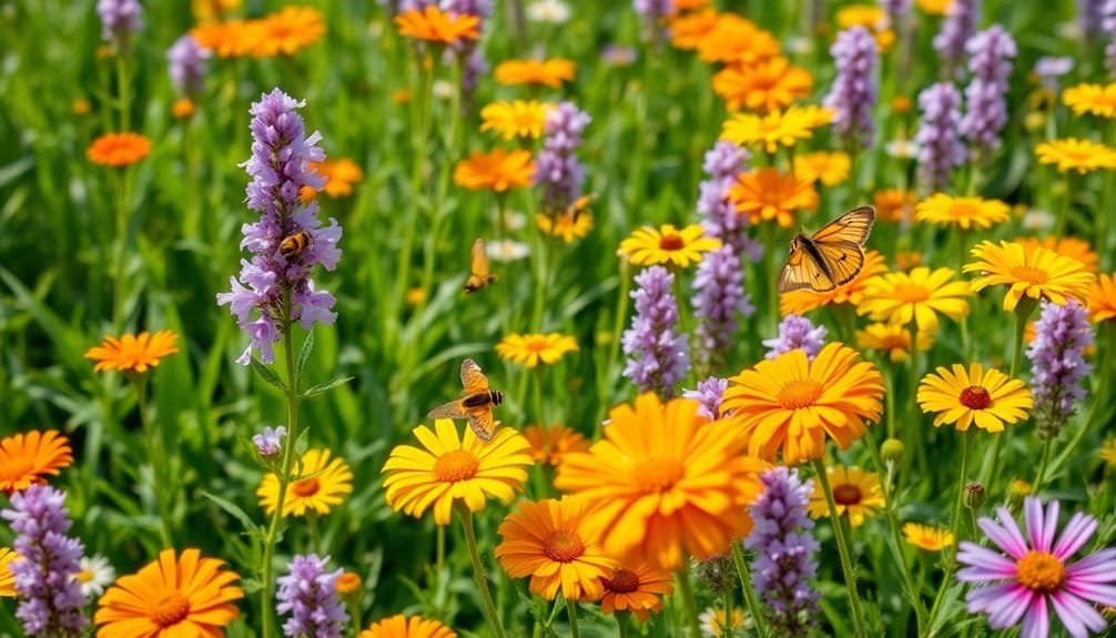 Bees And Butterflies' Favorite Pollinator Flowers 2 vibrant flowers throughout seasons