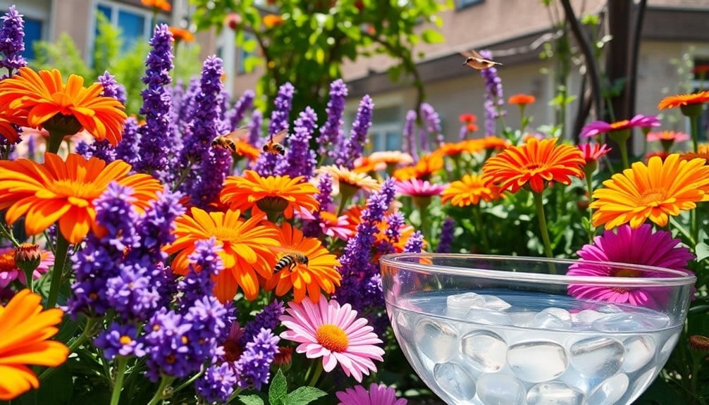 Pollinator Flowers For Urban Gardens 2 water and shelter provision