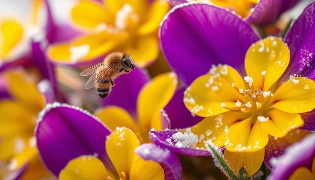 winter blooms support insects