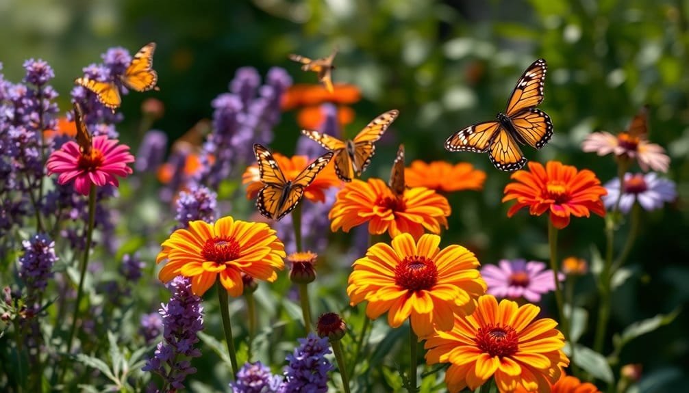 Pollinator-Friendly Flower Varieties 1 butterfly attracting garden plants