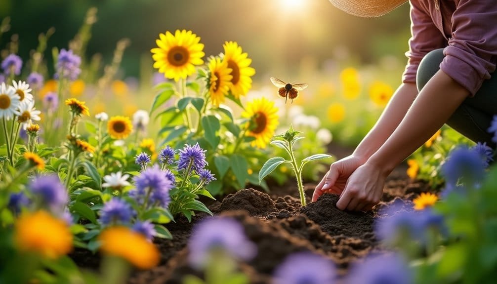 Blog 1 Sustainable Pollinator Flower Planting Strategies